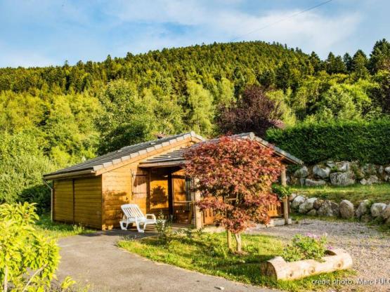 8.CHALET BOIS MONTAGNE 35m² mit behindertengerechtem Zugang und Terrasse *