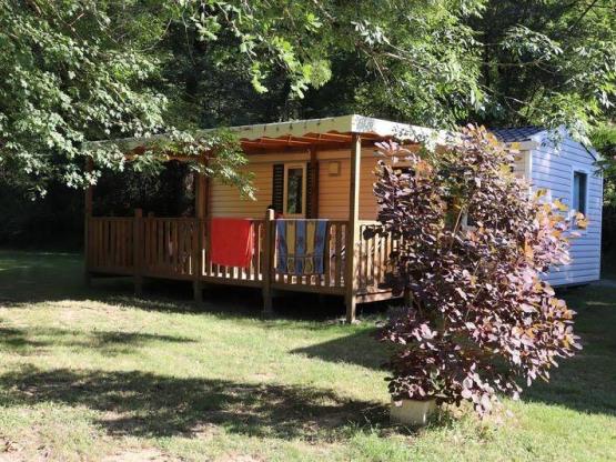 Mobilheim CANDOUR  29 m² 2/5 Personen +  Überdachte Terrasse 21 m²