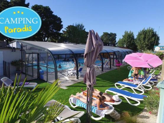 Mobilheim Confort Famille  + überdachte Terrasse (2 Zimmer)