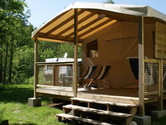 Ecolodge Sahari 30m ² overdekt terras (zonder privé sanitair)