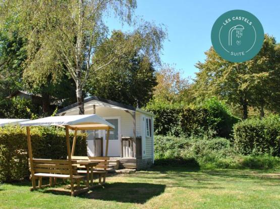 STELLPLATZ MIT PRIVAT SANITÄR - Stromanschluß (16A) + Wasseranschluß + Entsorgung + private Sanitäranglage