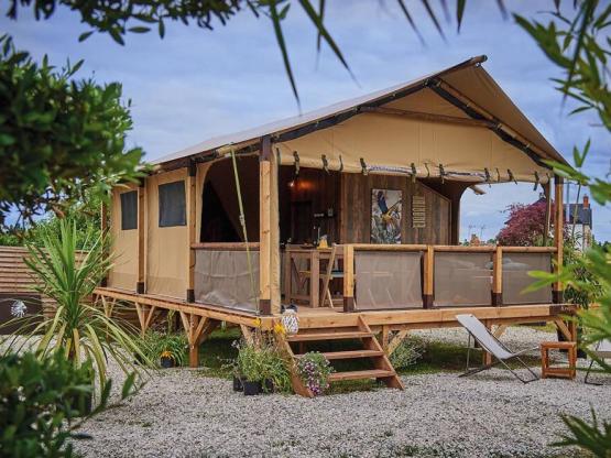 Lodge auf dem Confort 34m²  (2 Zimmer) - Überdachte Terrasse 10m²