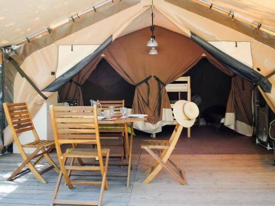 Zeltbungalow 2 Zimmer 30m²