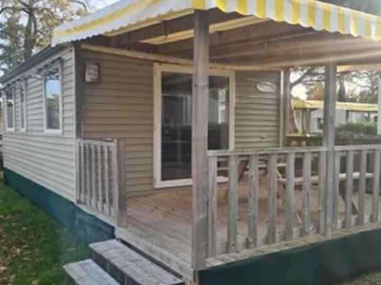 Mobilheim Confort 28m² (2 Zimmer) + Überdachte Terrasse