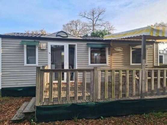 Mobilheim  Confort 34m² (3 Zimmer) + Halbüberdachte Terrasse