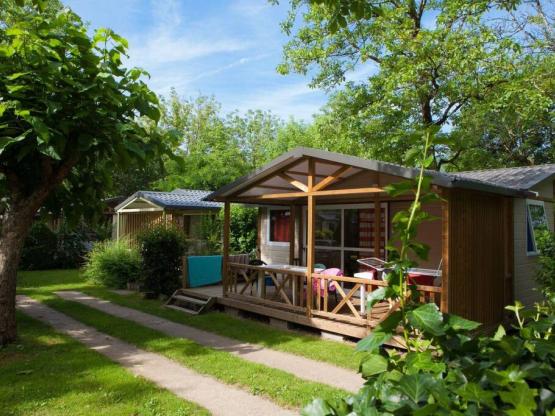 Chalet Samoa 34m² (3 Zimmer) + ueberdachte Terrasse 15m²  TV