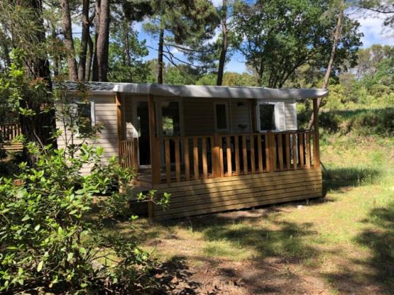 Mobilheim COQUELICOT Klimatisierte 3-Schlafzimmer + TV (2 Erwachsene+ 4 Kinder) + TV