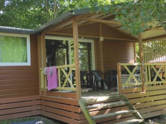 Chalet 32 m² / 3 Zimmer - überdachte Terrasse 12 m² TV