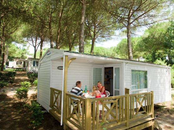 Mobilheim LOGGIA 26m² / 2 Zimmer - überdachte Terrasse