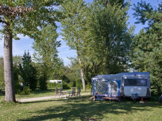 Stellplatz mit Strom