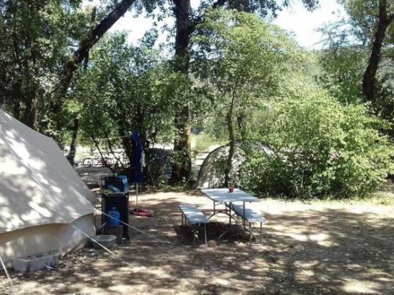 Natural pitch for caravan, tent or camper