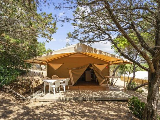 Zeltbungalow CANADA 20m² / 2 Zimmer - ohne sanitärausstattung