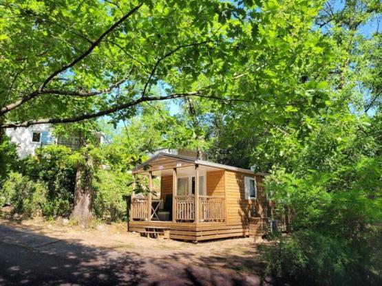 Mobilhome 4 mit Terrasse + Klimaanlage + TV - 31m²