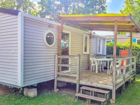 Mobilheim Family 29m² KOMFORT - 3 Zimmer + überdachte Terrasse + FS