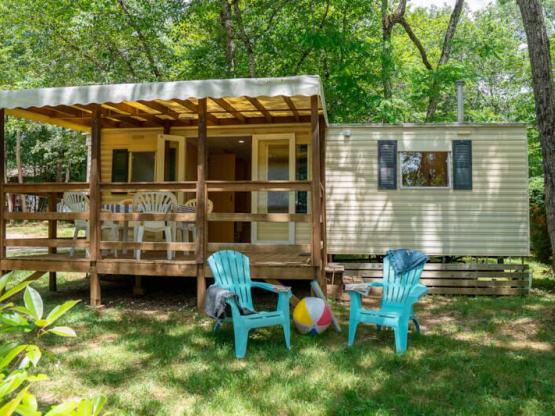 Mobil heim Eco 4pers 38m² überdachte Terrasse 2 Zimmer