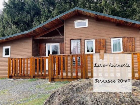 Chalet tradition 40m² + Mezzanine (3 Zimmer + Mezzanine + Terrasse)