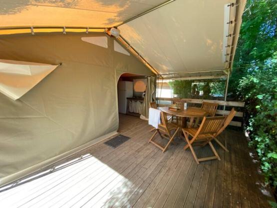 Lodge Canada Comfort 35m² (6p-3ch), ohne Sanitäranlagen