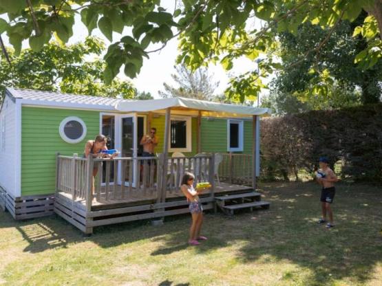 Mobilheim Forêt  34.5m²  (3 Zimmer) Terrasse + TV