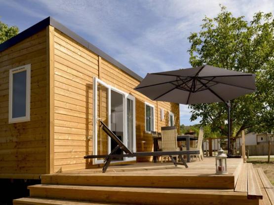 Mobil-Home Komfort 30m² 2 Schlafzimmer + Terrasse + TV + KLIMATISIERUNG