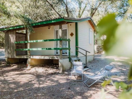 Hütte Confort 20m² - 1 Schlafzimmer - überdachte Terrasse 10m²