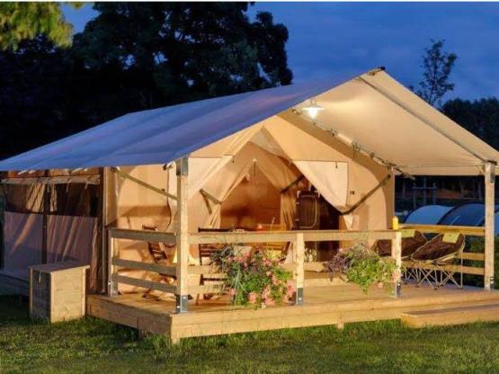 Zeltbungalow Lodge Victoria - 30m² - 2 Zimmer (ohne Sanitäranlagen)