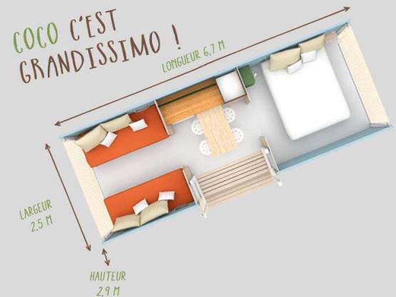 Coco Nature 2 Zimmer  - ohne Sanitäranlagen