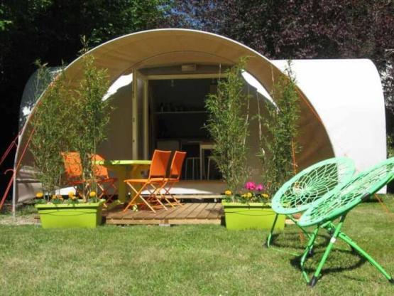 Canvas bungalow Coco Quattro - without toilet blocks