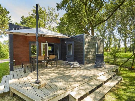 Premium Chalet 46m² 6/8 p. (3 Zimmer) + überdachte Terrasse