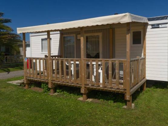 Mobilheim Premium 30m²- 2 Schlafräume - überdachte Terrasse