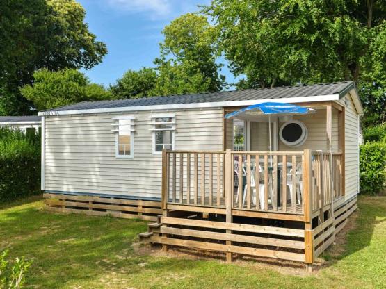 Mobilheim Arthur Confort 29m² (3 Zimmer) + Halbüberdachte Terrasse