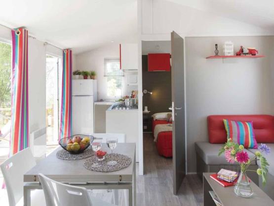 Mobilheim Standing Sancy 32m² / 3 Zimmer - Terrasse