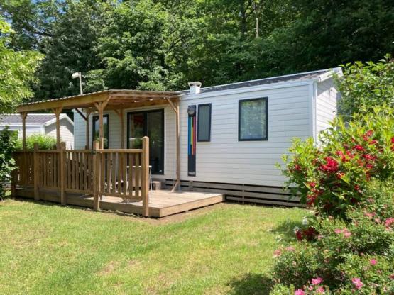 Mobilheim Standing Sancy 32m² / 3 Zimmer - Terrasse