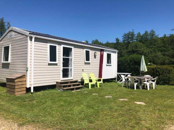 Mobilheim - KOMFORT - 3 Schlafzimmer - TV - ohne Holzterrasse (Sonntag: Juli / August)