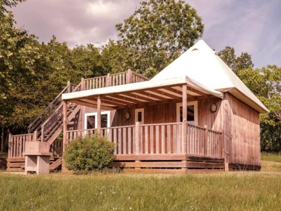 Cabane du Lac 36m2 / 2 Habitacions-terrassa coberta-solàrium+Aire condicionat