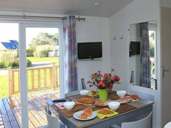 Mobilheim  confort 3 Zimmer 6 Personen + Terrasse