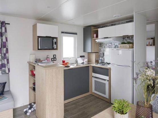 Mobilheim Luxe - 3 Schlafzimmer 2 Badezimmer - 40m² - Geschirrspüler -