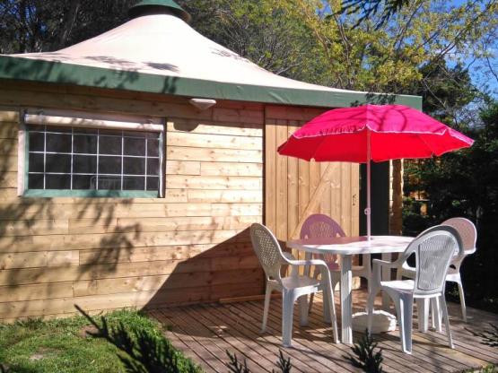 Möbliertes LODGE-Zelt 5p - 2 Zimmer