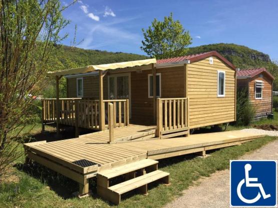 Cottage Caborde behindertengerecht - 32m² - 2 Zimmer, sehr geräumig, für Rollstühle zugänglich