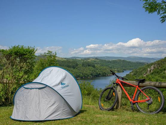 Stellplatz Pauschale Wanderer oder Radfahrer mit Zelt