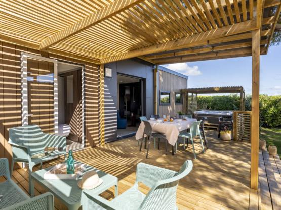 Mobilheim EXKLUSIV - 3 Schlafzimmer - 2 Badezimmer - Privat SPA