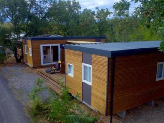 Mobil-Home Premium 3 Schlafzimmer  - Klimaanlage + SPA