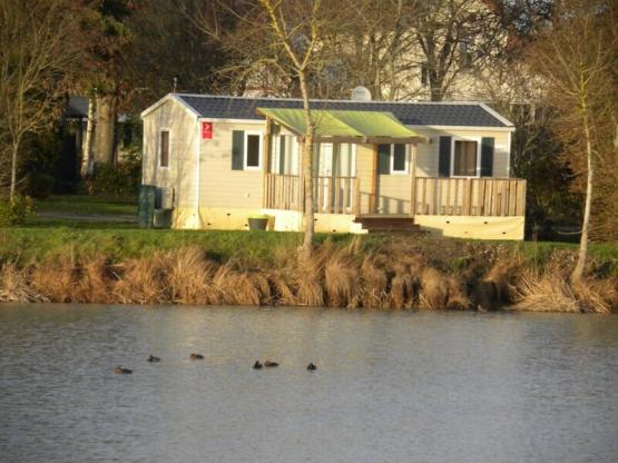 Mobilheim  SAULDRE 33m² - 3 Schlafzimmer + Klimaanlage + terrasse