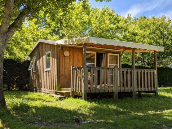 Chalet Robinson 2 Schlafzimmer, 21 m² + überdachte Terrasse 4 Pers., Wohnküche