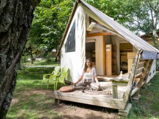 Ecolodge Zelte 4 pax. - 2 Zimmer- ohne Sanitäranlagen