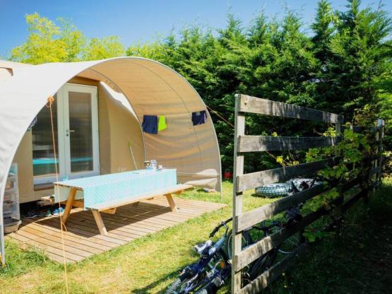 Bungalow Coco Sweet 17m² - 2 Schlafzimmer + Terrasse und Vordach