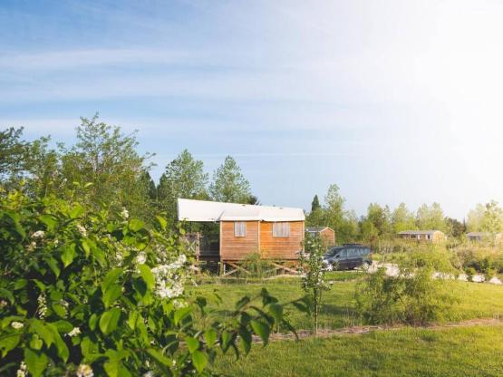 Zeltbungalow Carrelet auf Pfählen - 2 Zimmer