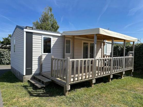 Mobilheim Confort TITANIA 30m² - 3 Zimmer + Halbüberdachte Terrasse 15m²