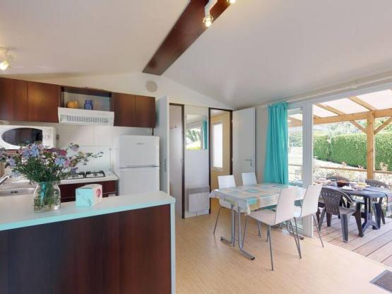 Mobilheim Komfort Pergola 2 schlafzimmer