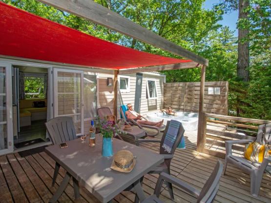 Cottage Romarin 32m² Klimaanlage + Jacuzzi + Terrasse 32m²