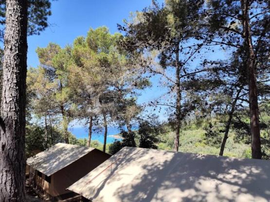 Zeltbungalow VICTORIA - 2 Zimmer. 23 tentes (L01 à L21)